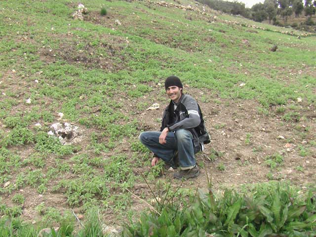 Matthew VanDyke in a field of marijuana in the Rif Mountains of Ketama Morocco