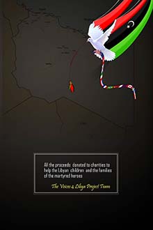 Back cover of the book Voices 4 Libya
